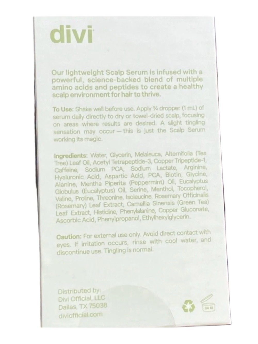 Divi Scalp Serum for Thinning Hair Revitalize Growth - Picture 2 of 3